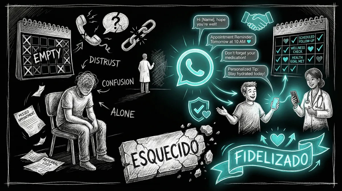 Fidelização de pacientes com WhatsApp: como a automação gera confiança?