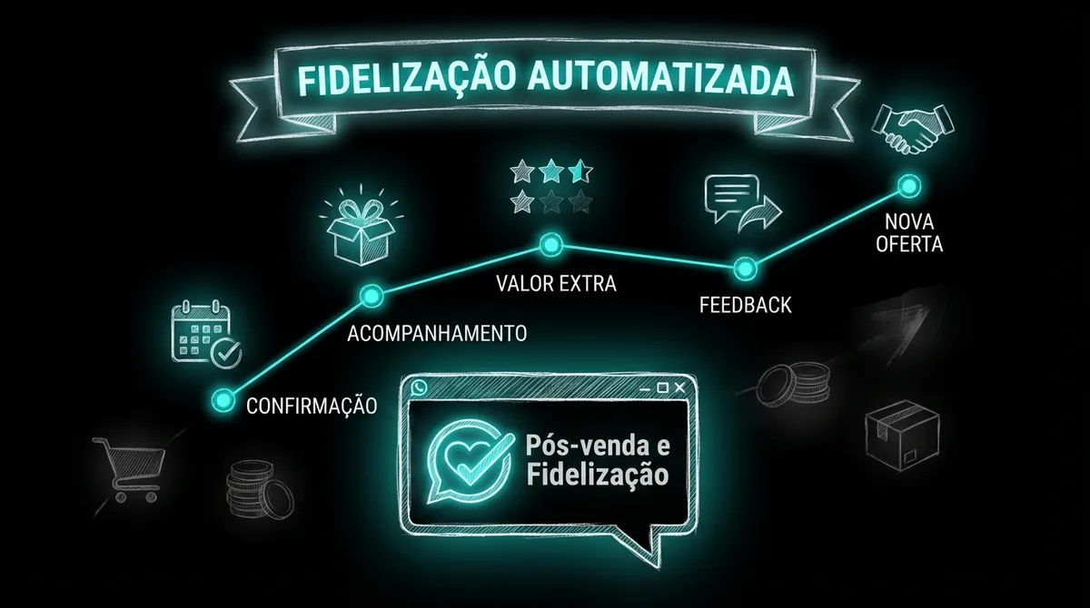 Como fidelizar clientes com mensagens automatizadas pós-venda? 5 passos simples