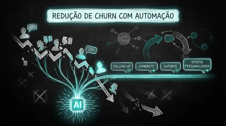 O impacto da automação na redução de churn