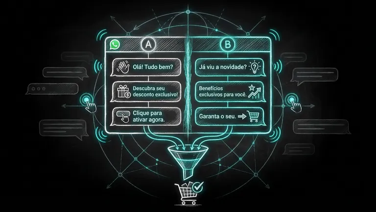 Como aplicar testes A/B em automações no WhatsApp para vender mais