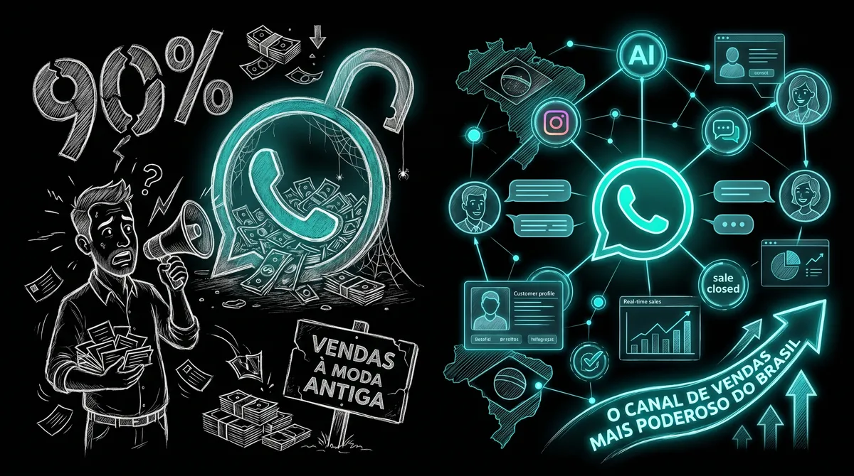 Por que 90% das empresas brasileiras estão desperdiçando o canal de vendas mais poderoso do mundo?

