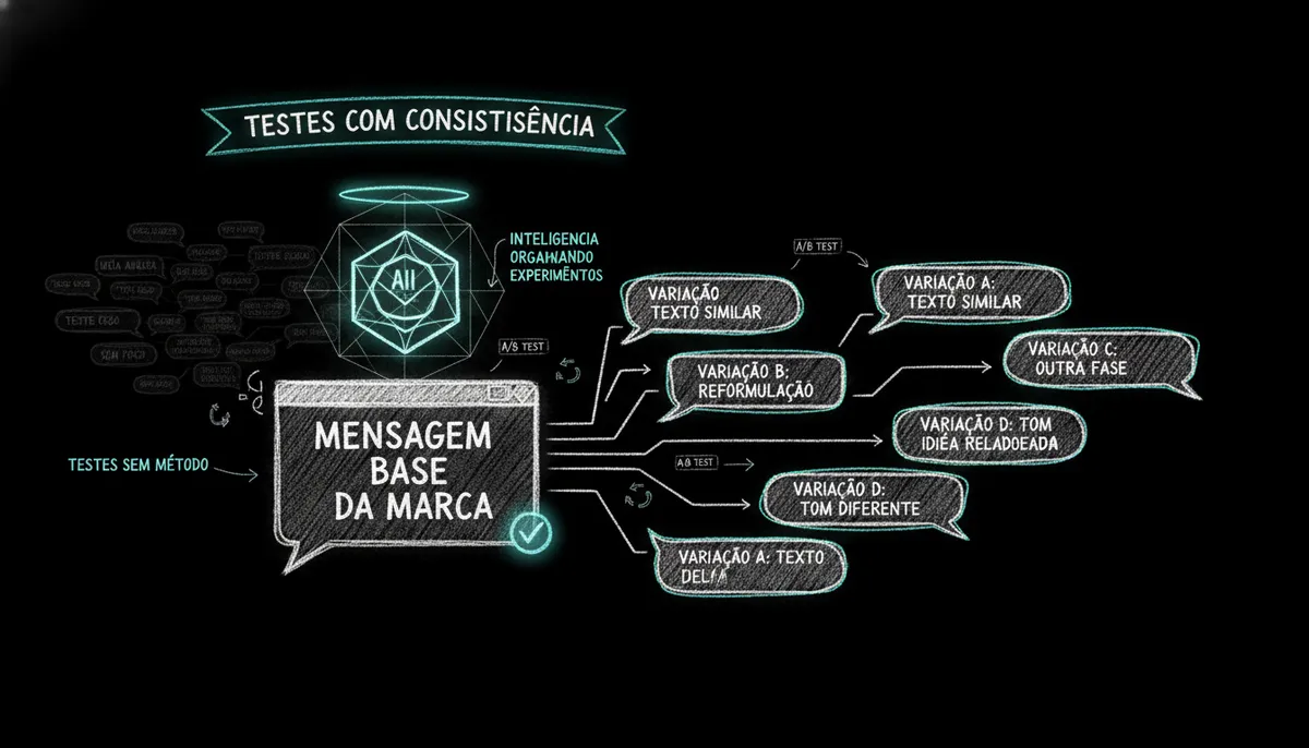 Como testar variações de mensagens sem perder a consistência da marca