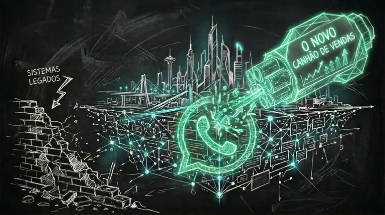 WhatsApp como infraestrutura comercial: 
