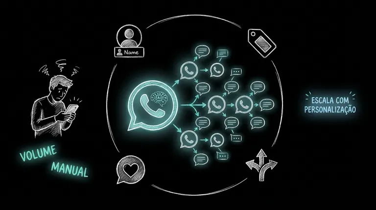 Escalando atendimento no WhatsApp: como crescer sem perder a personalização?