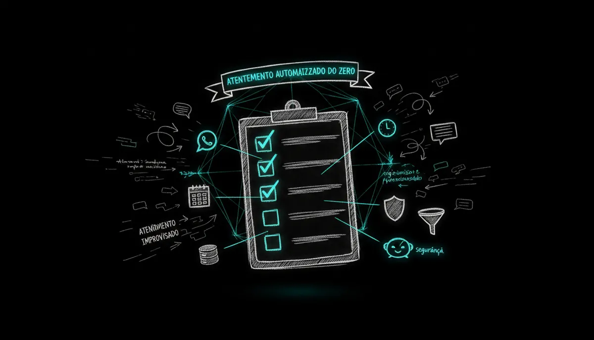 Checklist para configurar um atendimento automatizado do zero: tudo o que você precisa saber